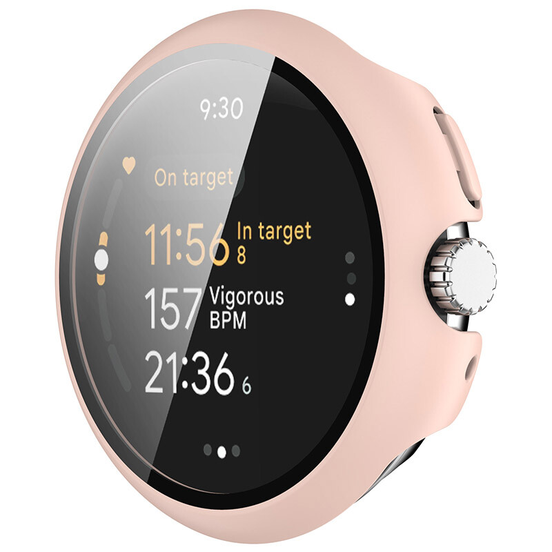 For Google Pixel Watch 3 41/45MM Full Screen Protector Tempered Glass Case Cover