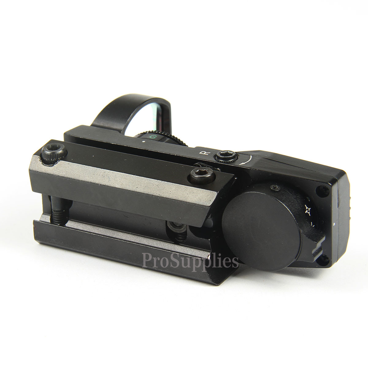 Red and Green Reflex Sight with 4 Reticles, 3/8" Dovetail Mount