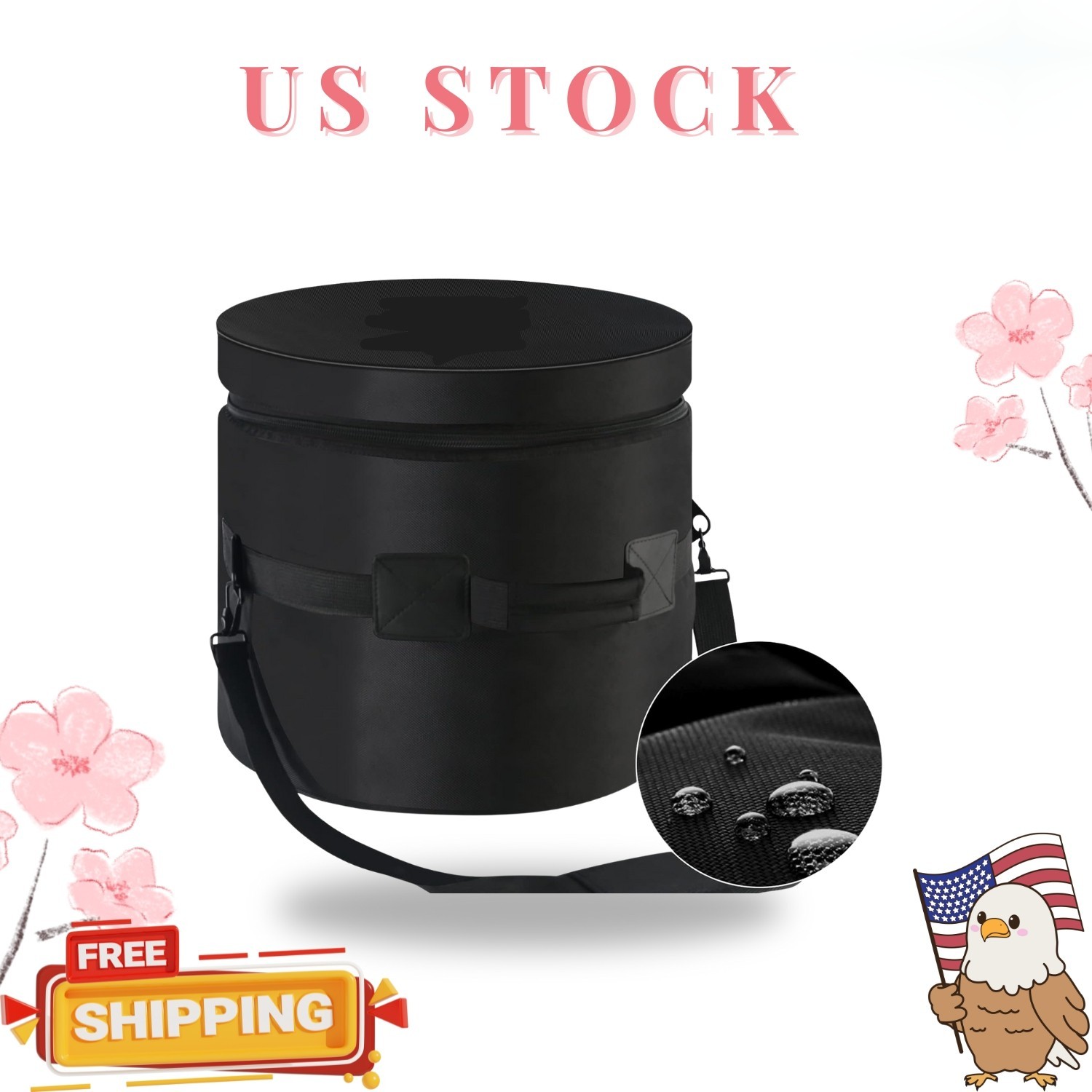 22 x16 bass drum bag with 15 mm thick padding drum protection
