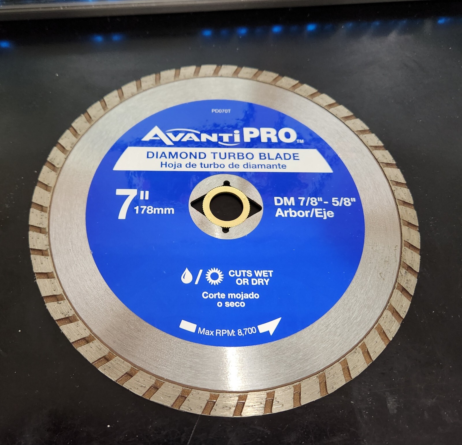 Diamond Blade Circular Saw Angle Grinder Concrete 7" Dry Wet Cut Concrete
