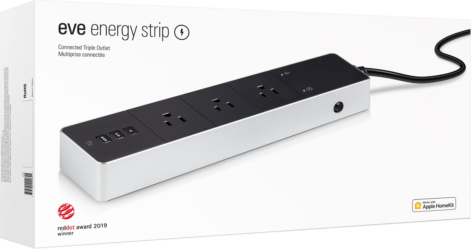 Eve Energy Strip Connected Triple Outlet