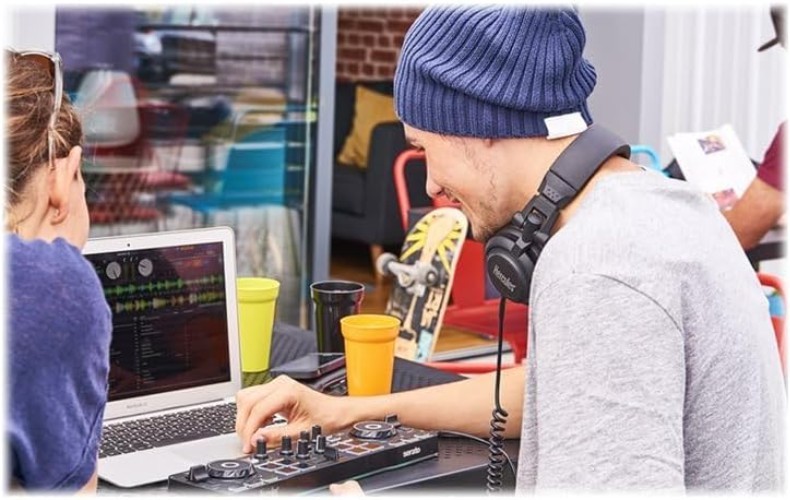 Portable DJ Controller with Serato DJ Lite Software