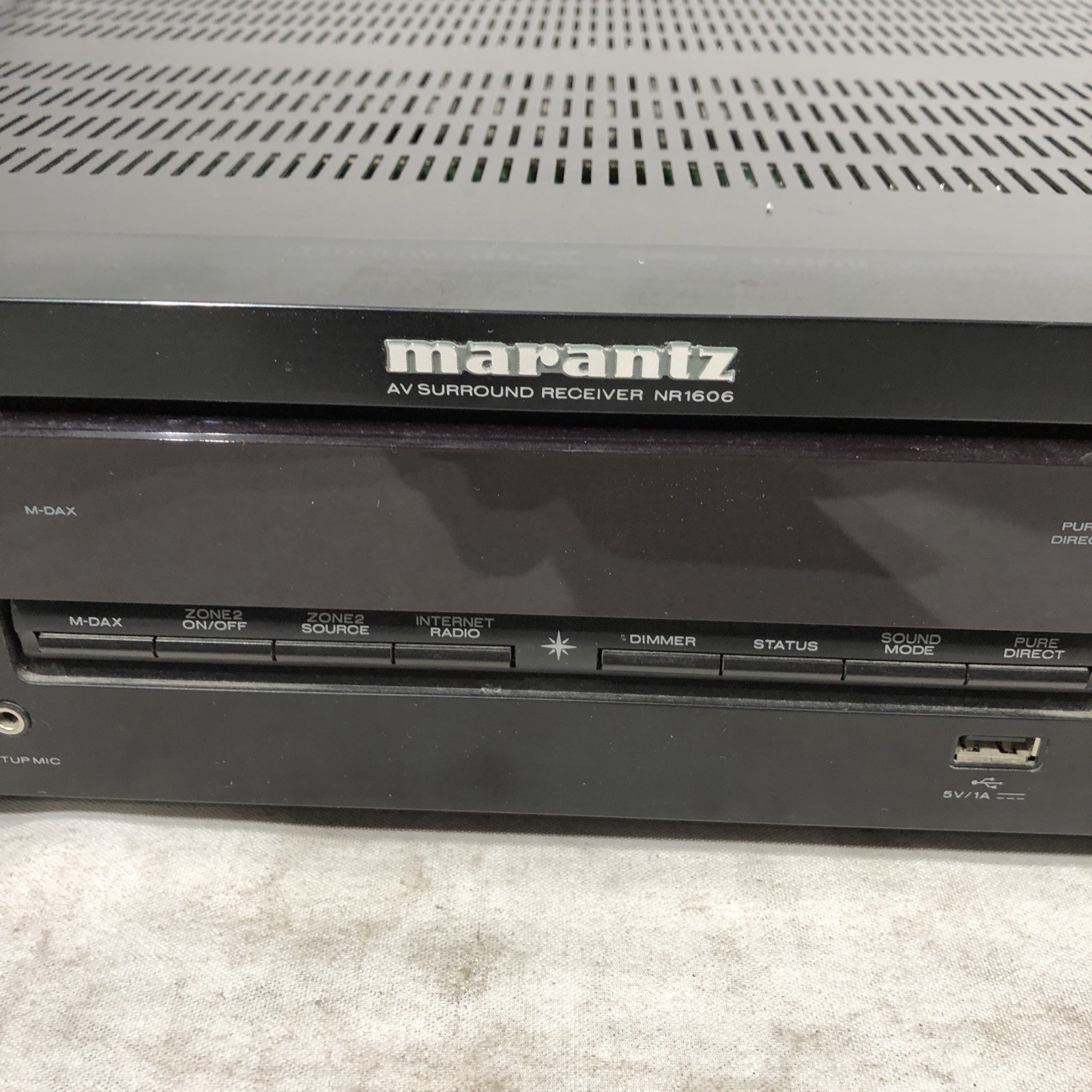 Marantz NR1606 7.2-CHANNEL AV Receiver- Tested, Working