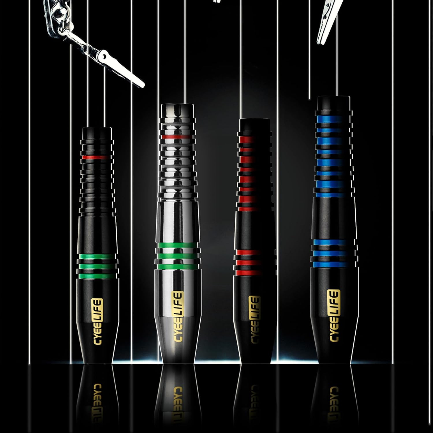 Darts Plastic Tip - Soft Tip Darts Set - 12 Pcs 18 Gram with 4 Colors