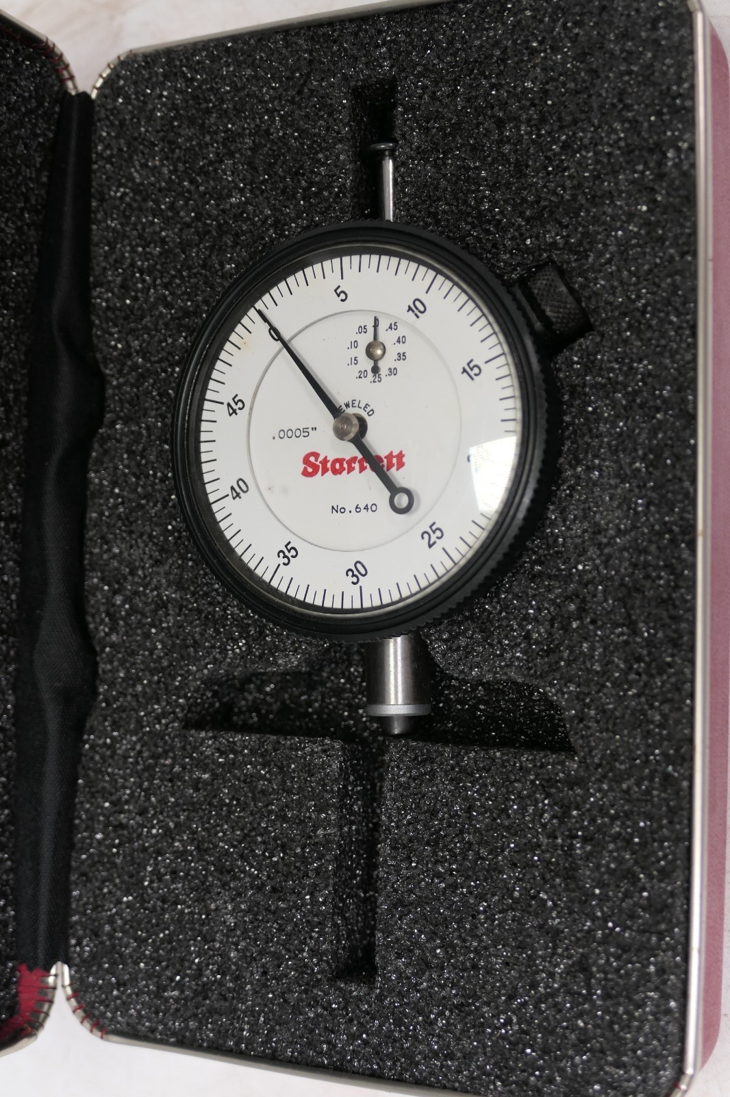 Starrett No. 640 - 431 Dial Depth Gage .500" Range .0005" w/Case HM4