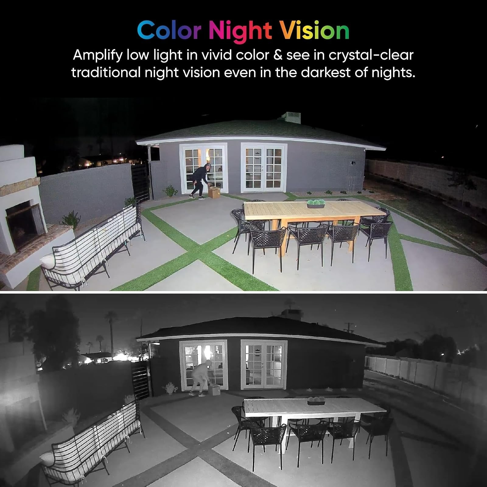 WYZE Floodlight Camera v2 - 2K HD Security Camera with Night Vision