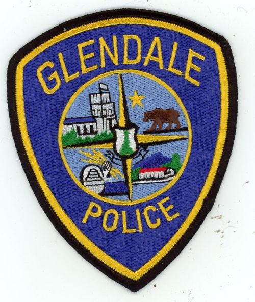 CALIFORNIA CA GLENDALE POLICE NICE SHOULDER PATCH SHERIFF