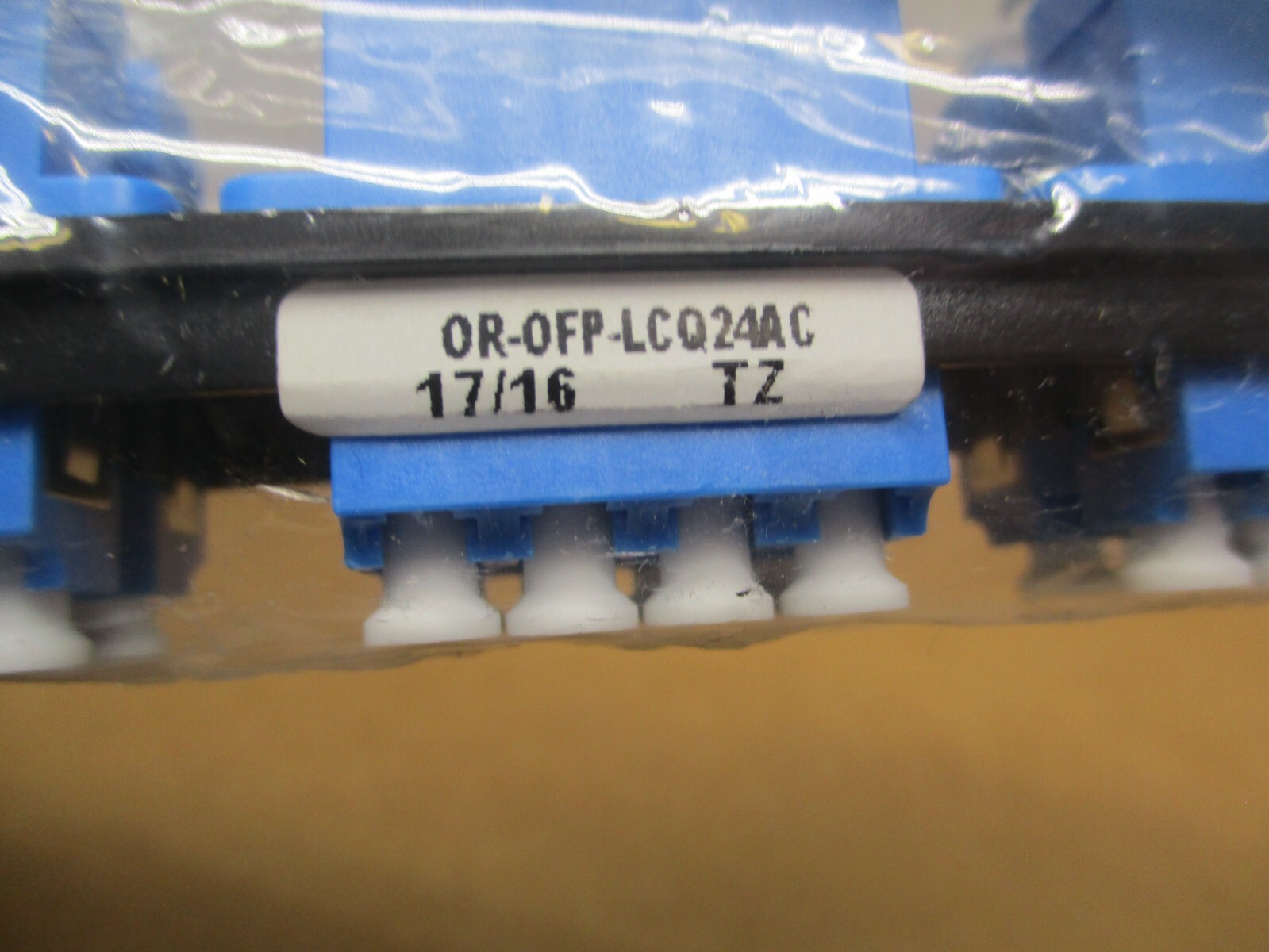 Ortronics 6 LC Duplex Singlemode Fiber Optic Adapter Panel OR-OFP-LCQ24AC