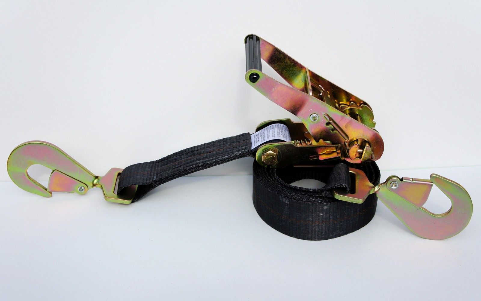 2 Pak *USA 10' Race Car Trailer Car Carrier Tie Down Ratchet Strap Towing Tow BK