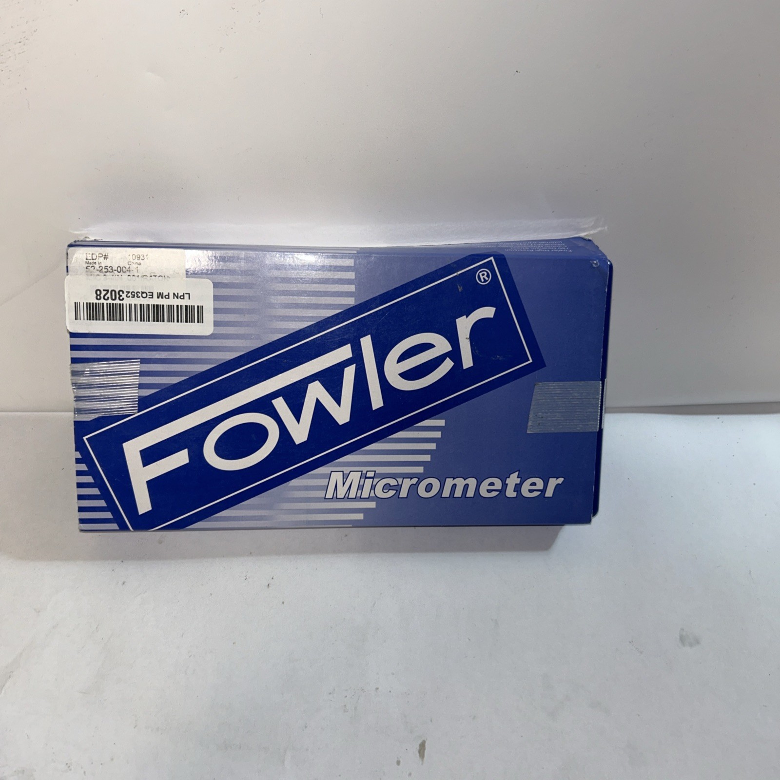 52-253-004-1, Premium outside Inch Micrometer with 3-4" Measuring Range