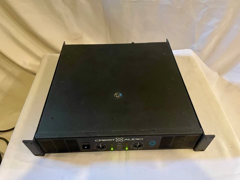 Crest Audio CA9 2-Channel Power Amplifier- Excellent Shape- Tested With Video