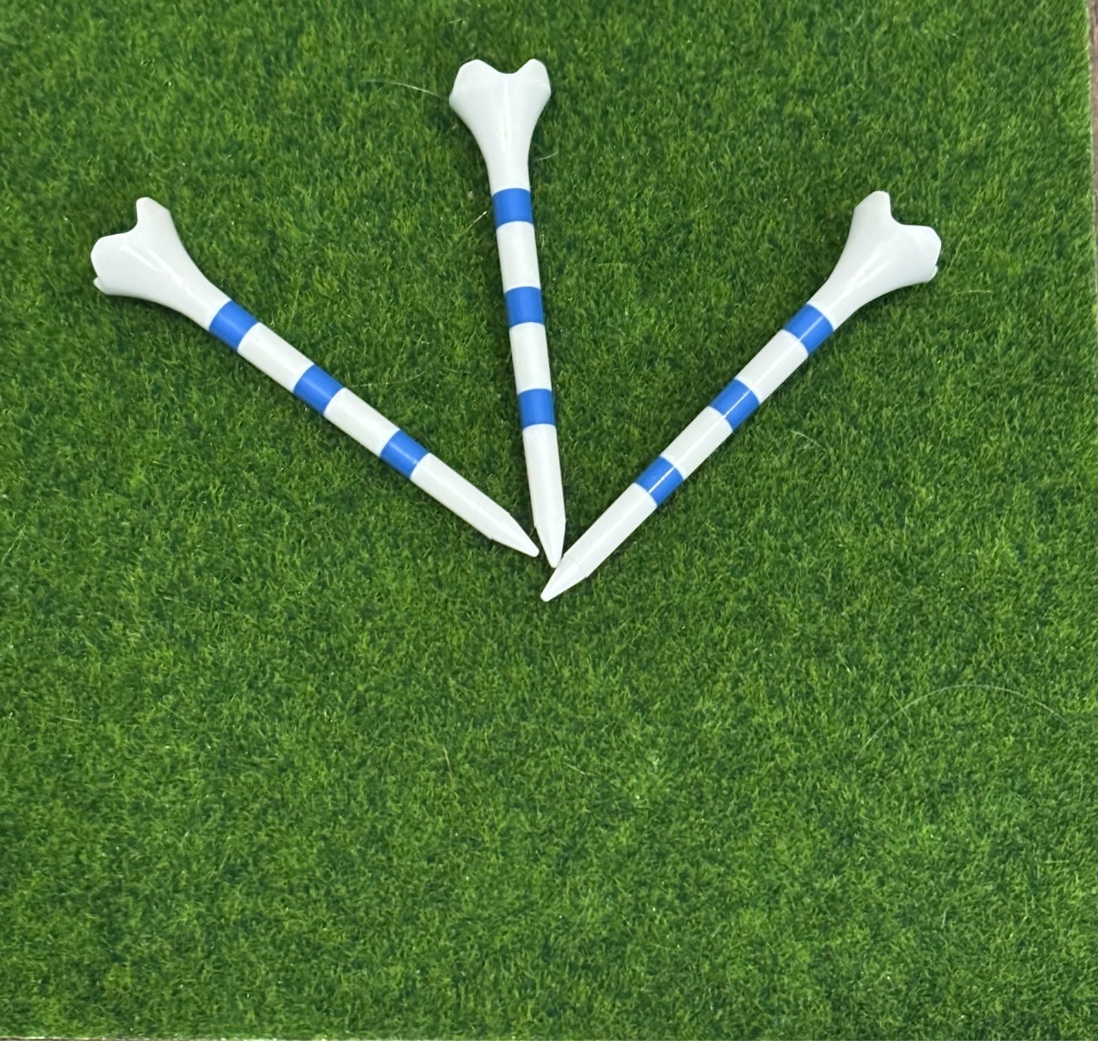2.75” 2 3/4 Evolution Golf Tee PTS 3 Stripe Red Blue Black Free 1.5" tees incl