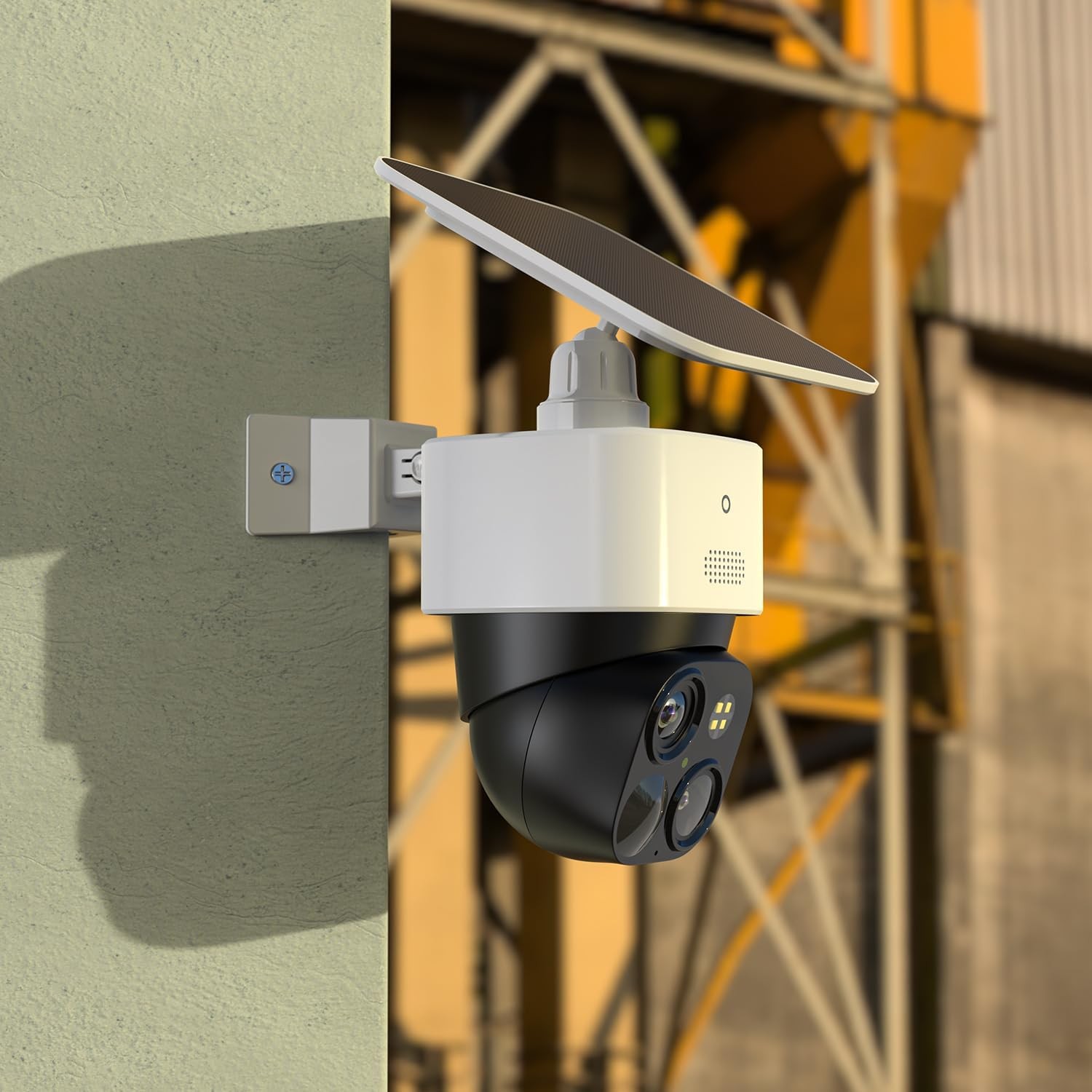 Holicfun Outside Wall Corner Mount for Eufy SoloCam S340 and E30 White