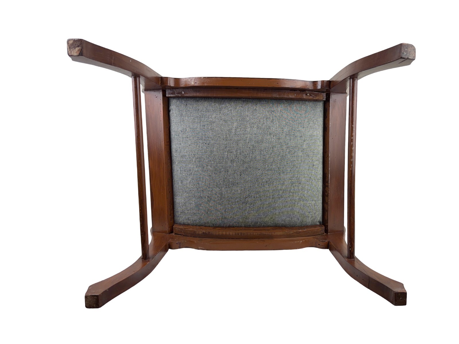 Antique Mahogany Bustle or Dressing Chair