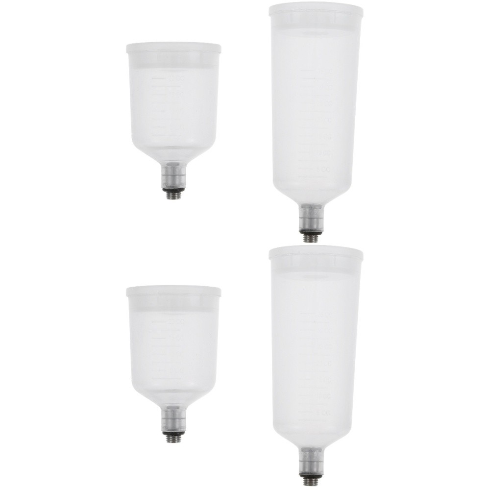 2 Pieces Replaceable Airbrush Cup Dual Size Paint Cups Bottles Pot