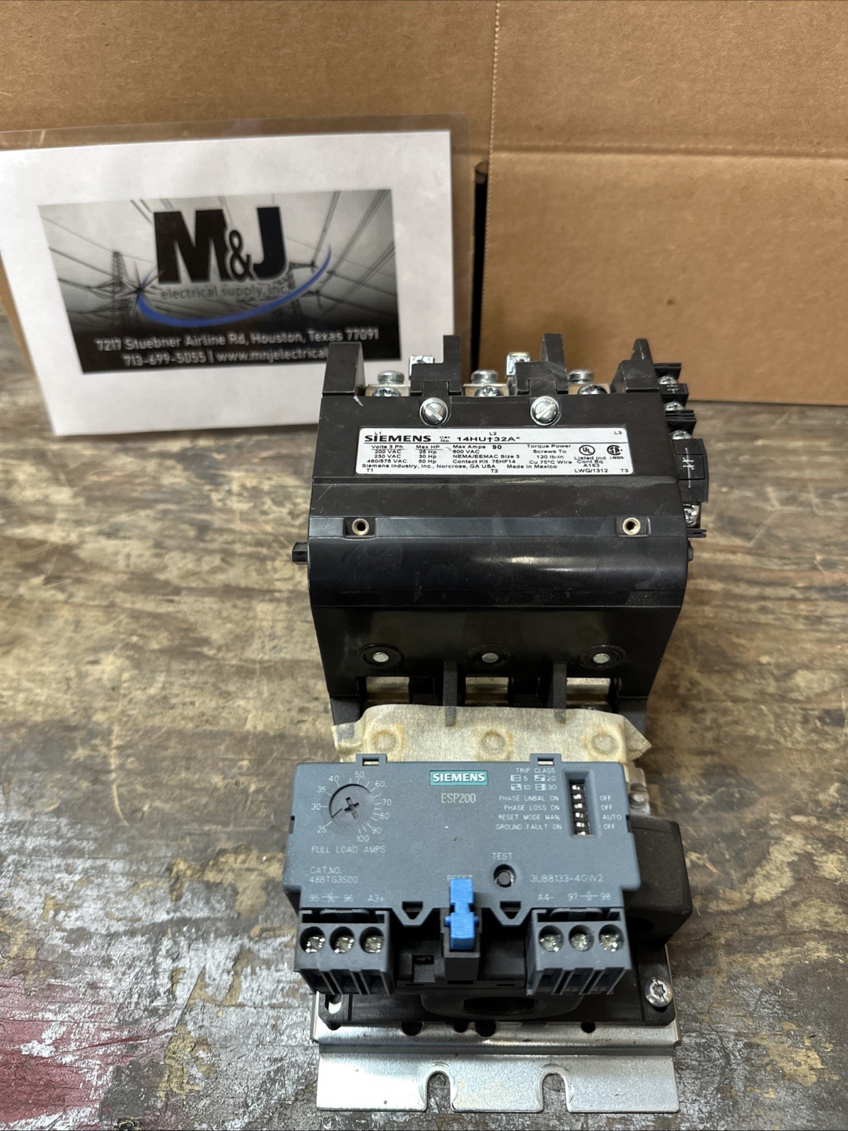 SIEMENS STARTER (USED) CAT: 14HUt32A