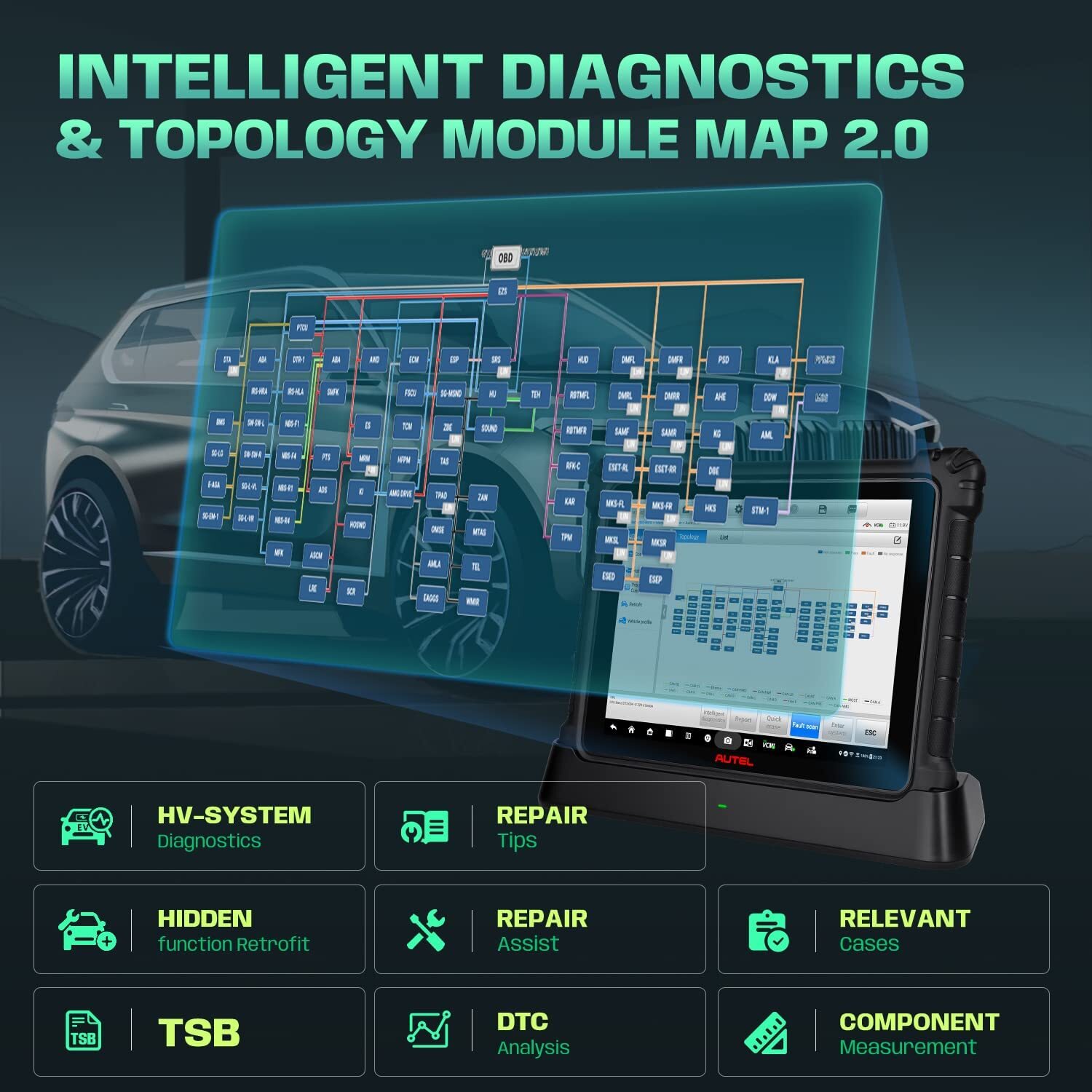 PROMO Autel MaxiSys Ultra EV +EV BOX Electric Intelligent Diagnostic Programming