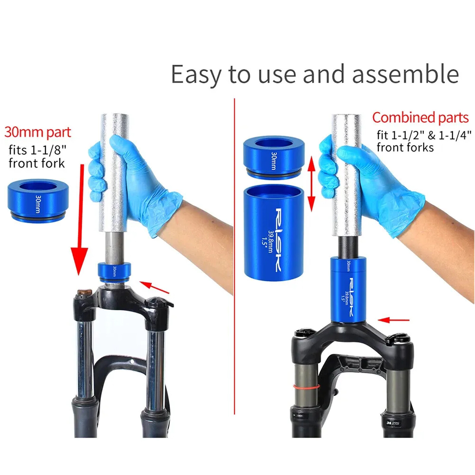 42mm Bike Headset Race Tool Practical Bicycle Front Fork Crown Installation Tool