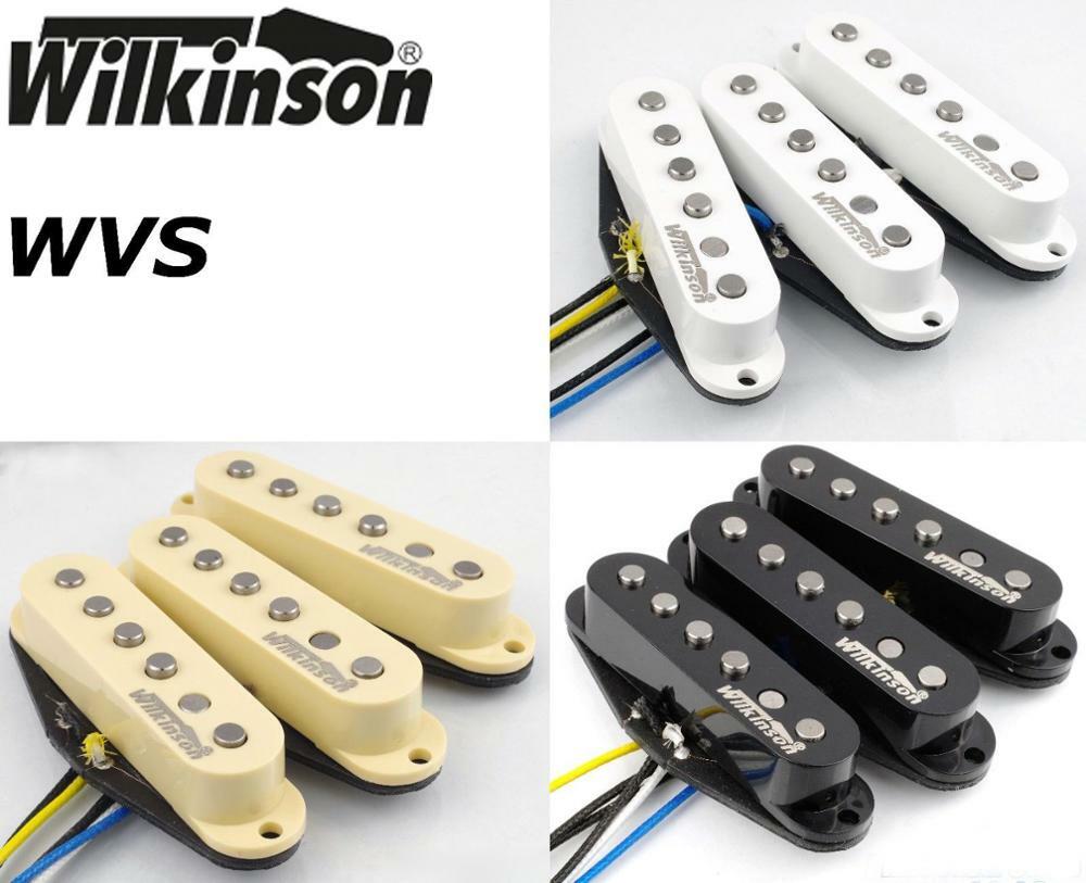 Upgrade Wilkinson Wvs 60's Alnico 5 SSS Single Coil Guitar Pickup 1 Set 3 Colors
