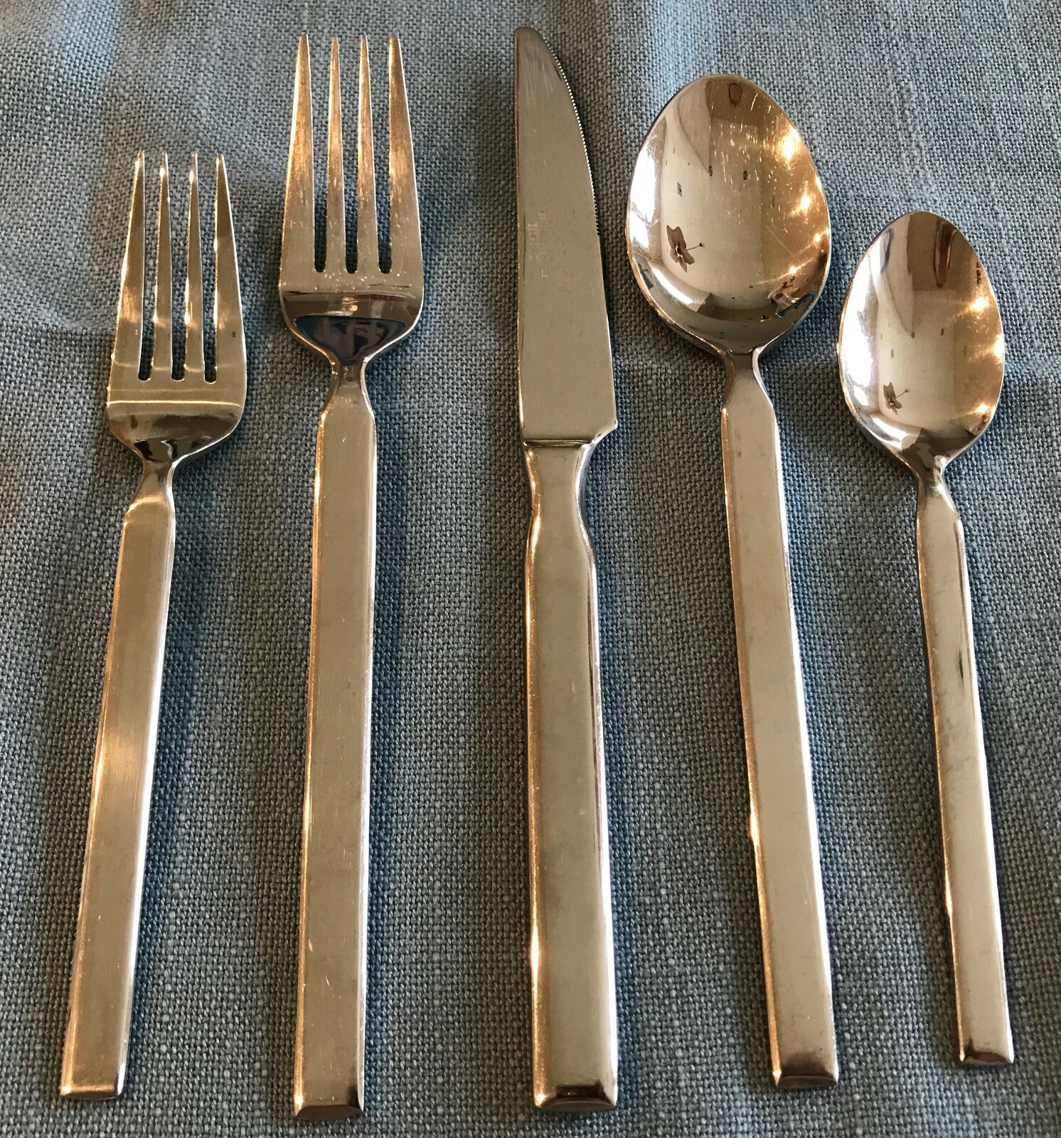 CAMBRIDGE SUTTAN GLOSSY STAINLESS FLATWARE PLAIN HDL SINGLES & GROUPS - CHOICE