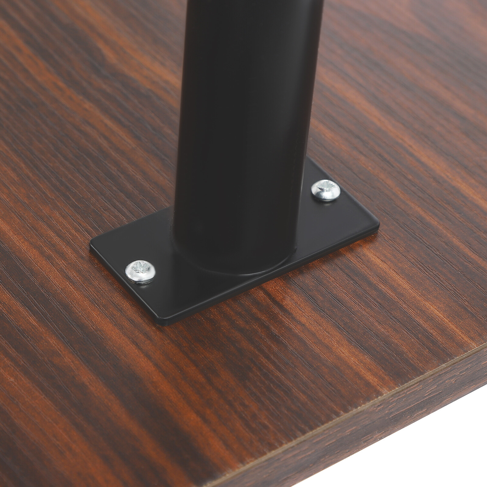 Wall Mounted Table Standing Desk Computer Laptop Desk W/Power Strip Modern Black