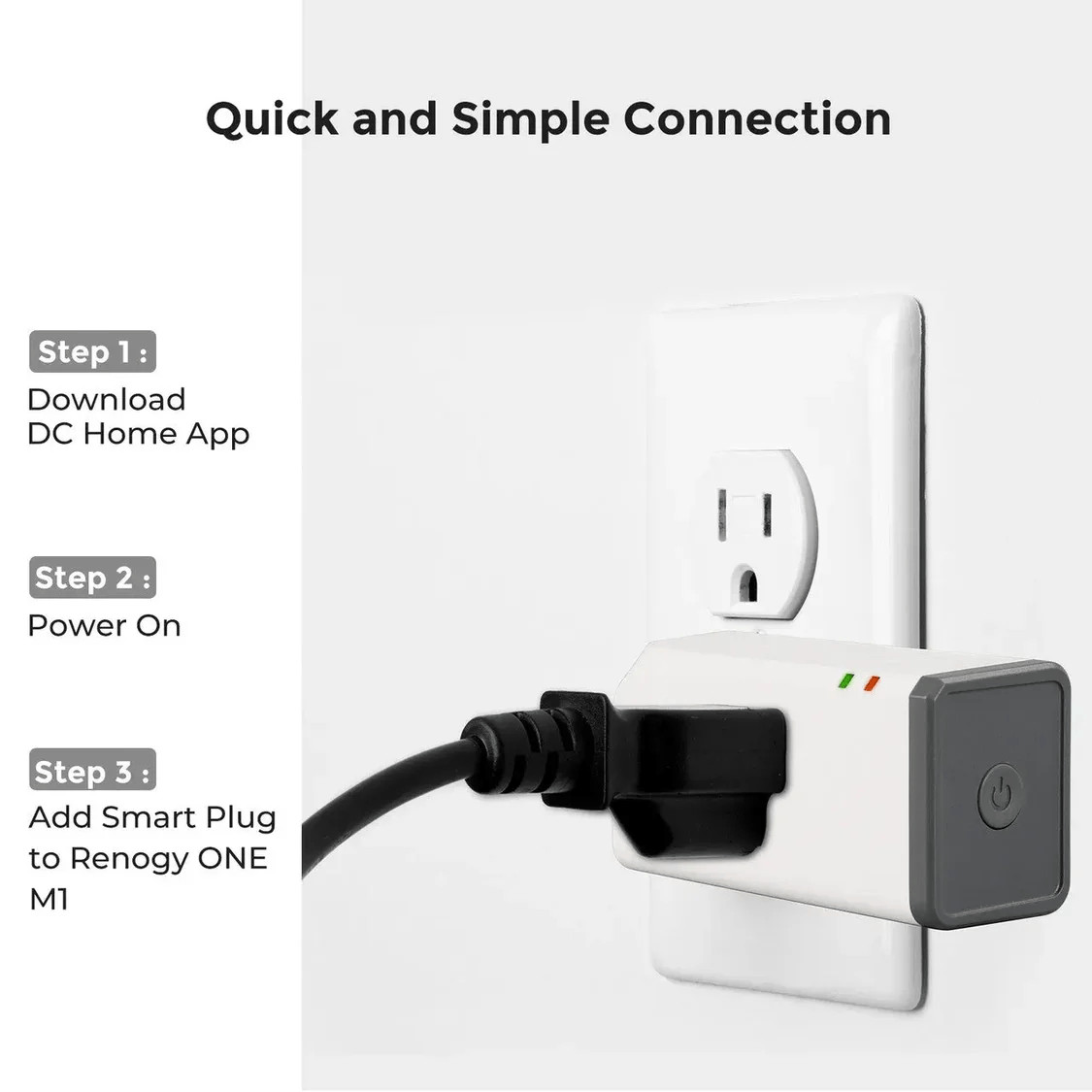 RENOGY Smart Wireless Plug ZIGBEE 15A RSHPGZ01P-US