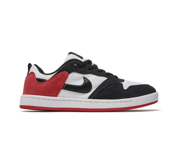 Men Nike Alleyoop SB Skateboard Shoes Sneakers White/Black/Univ. Red CJ0882-102