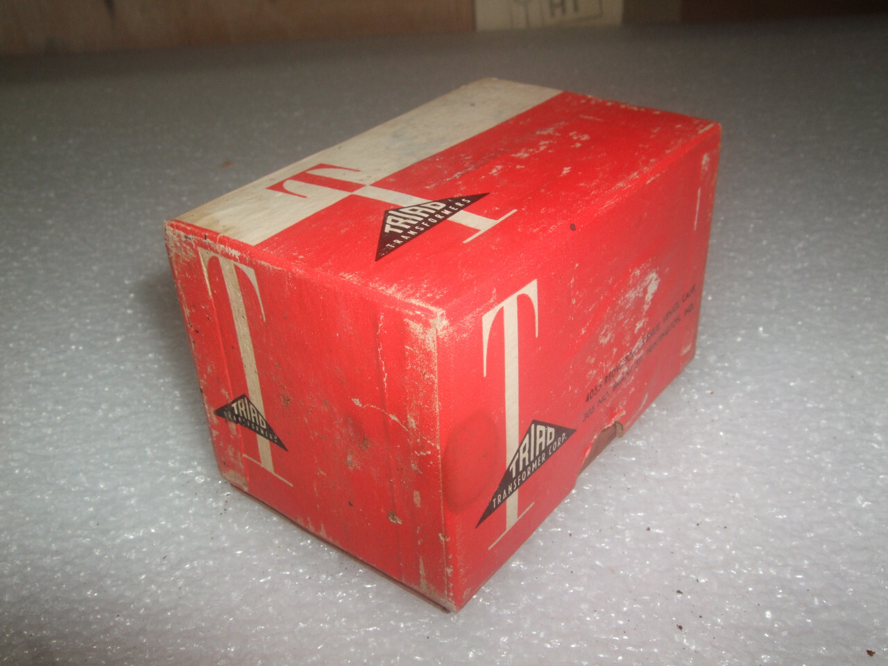 Vintage Triad F-40X Filament Transformer 26.8V 1A