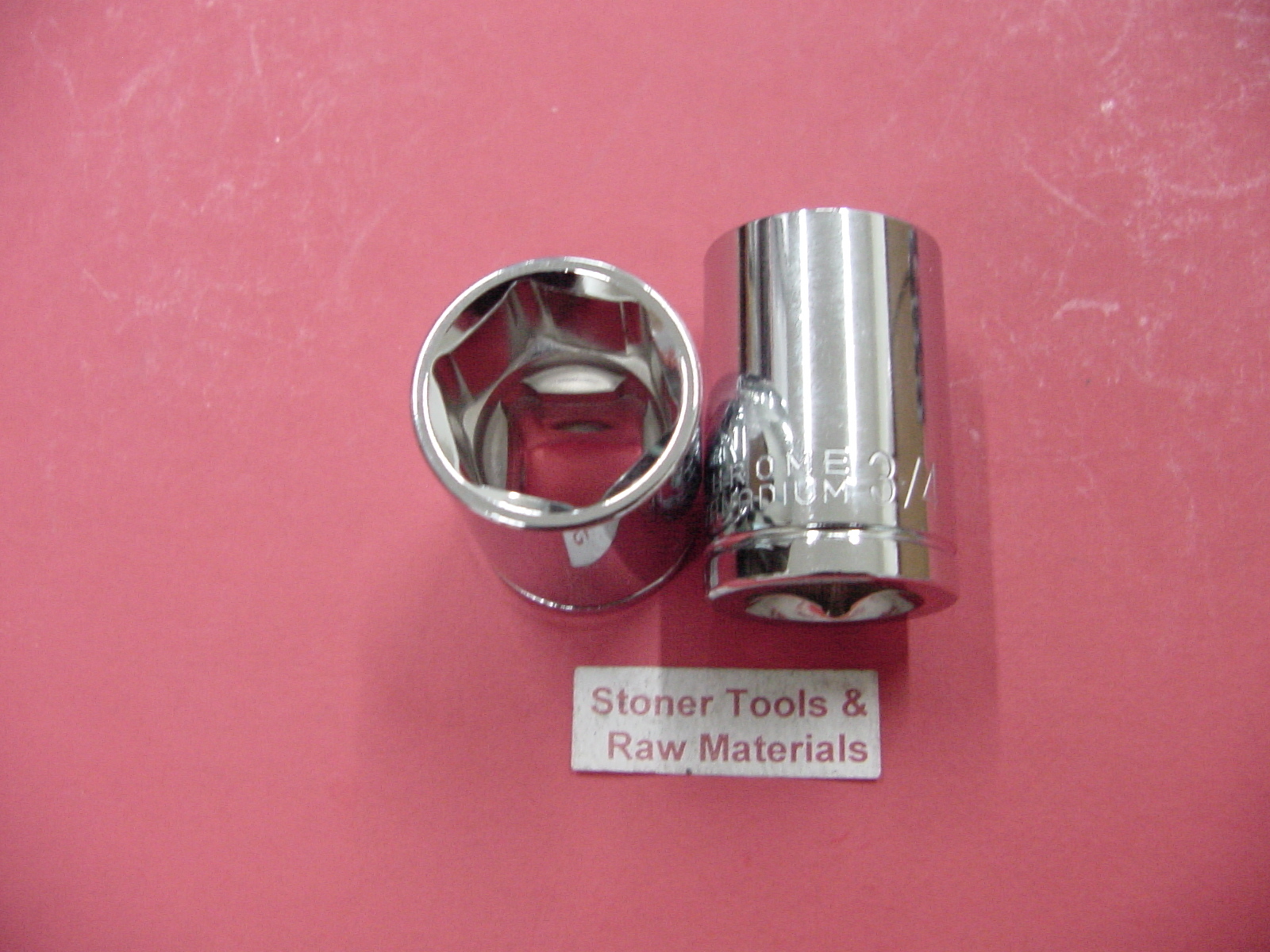 2 Pc New 3/4" Sockets Bondhus SAE 6 Point 1/2" Drive CHROME VANADIUM #12034