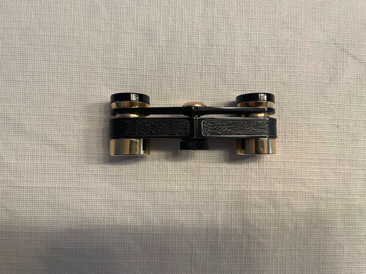 Vintage ROW Rathenow Opera Glasses with Leather Case