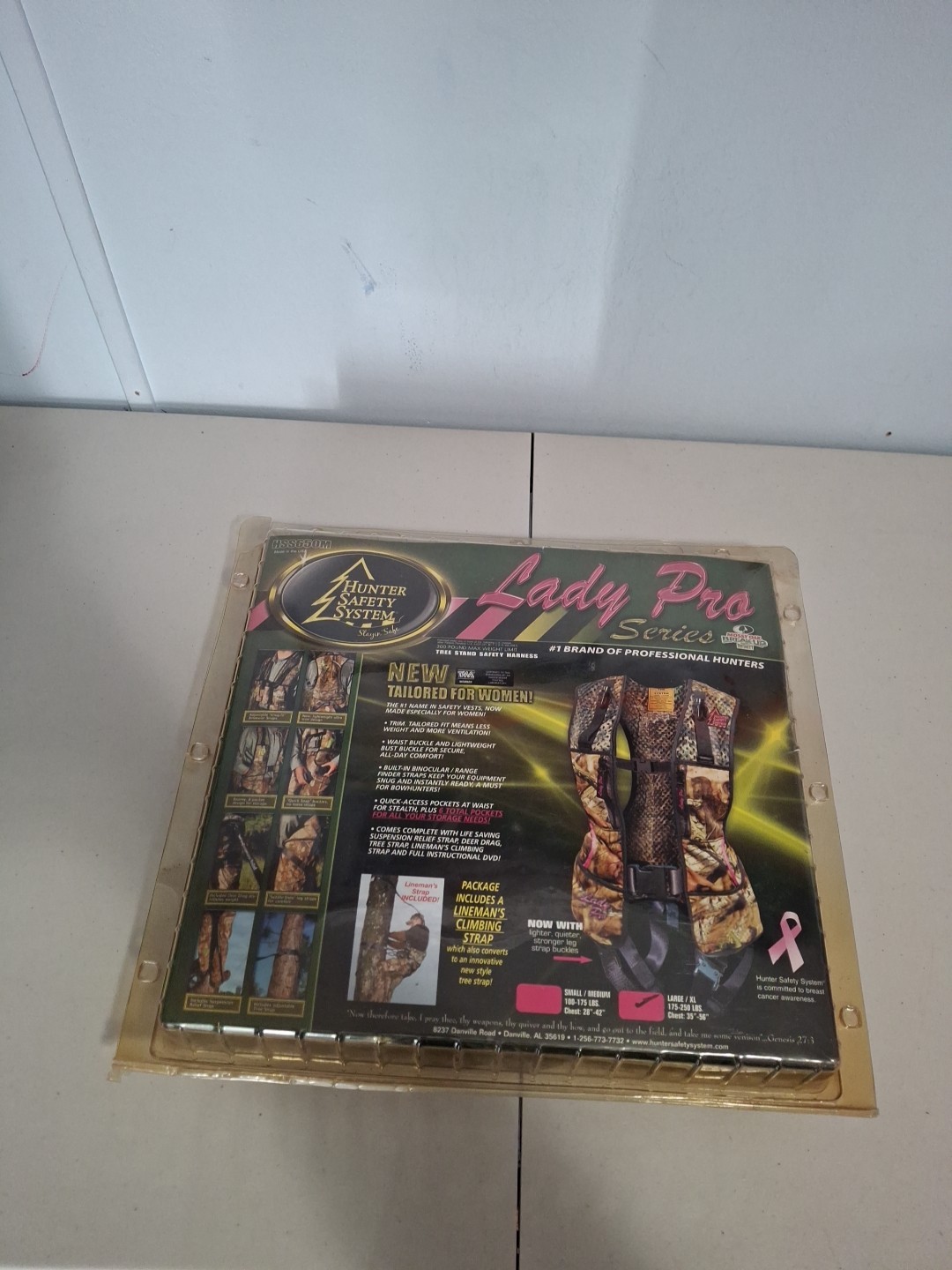 Lady Pro Series Mossy Oak Break Up Infinity Large/XL Hunter Safety System...