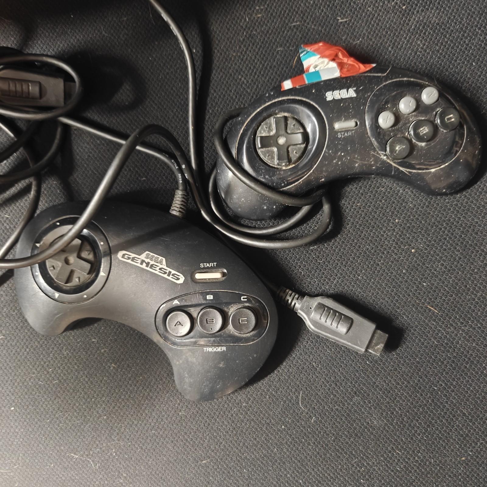 Sega Genesis Console Bundle w/ 2 Controllers and Cables And 45 Games
