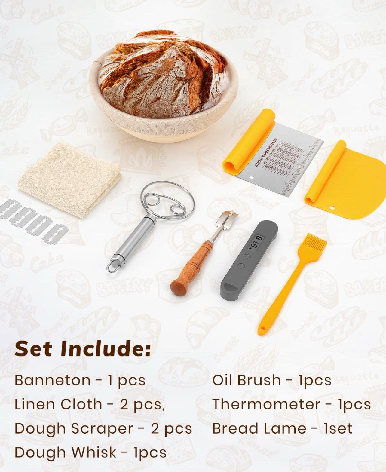 Sourdough Bread Baking Supplies.