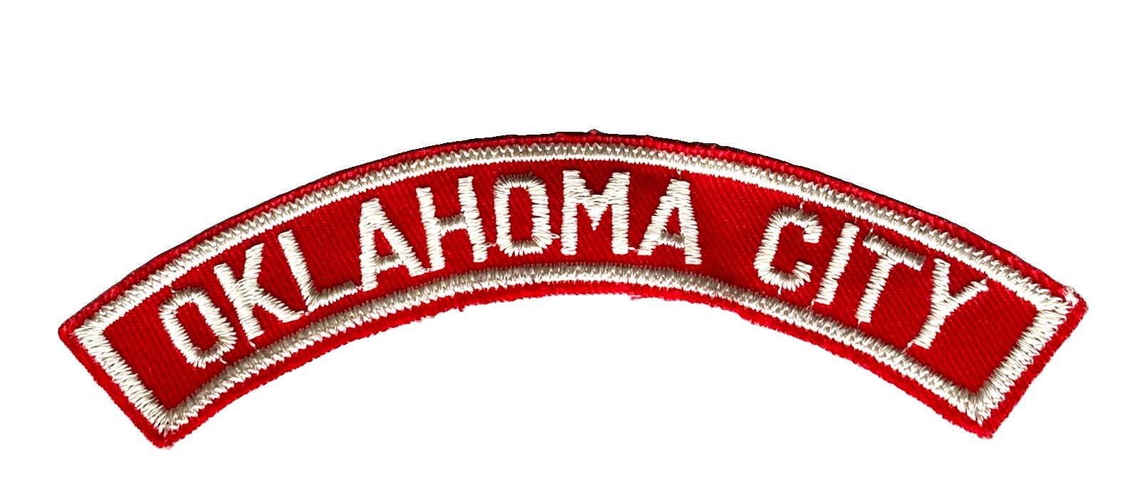 Vintage Oklahoma City Fire Department Patch & Rocker Tab Set