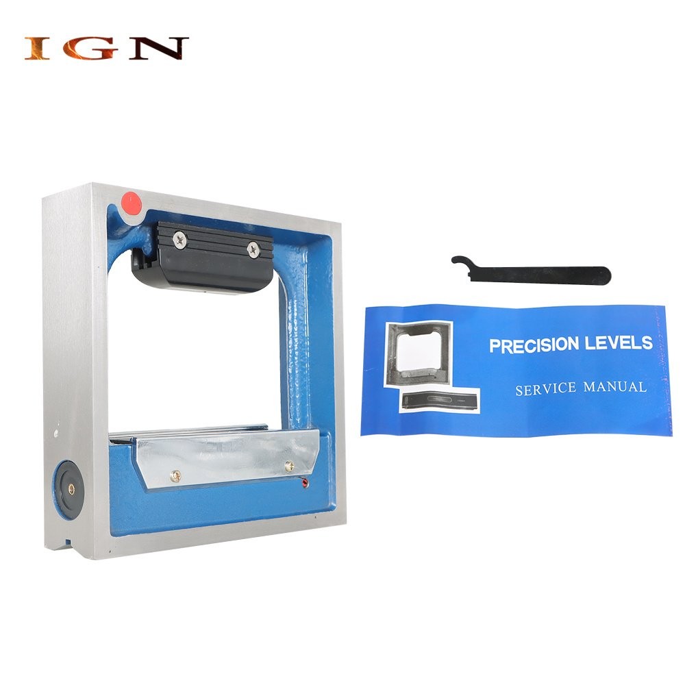 6" × 1-1/2" × 6" Precision Frame Spirit Levels Level  Sensitivity 0.0002" Level