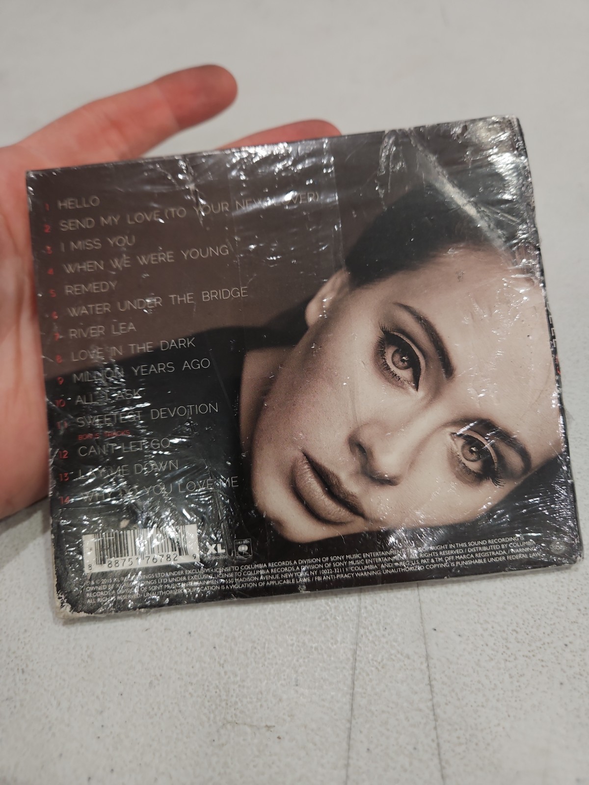 25 by Adele (CD, 2015, Columbia) Target Exclusive 3 Extra Songs NEW - CASE ROUGH