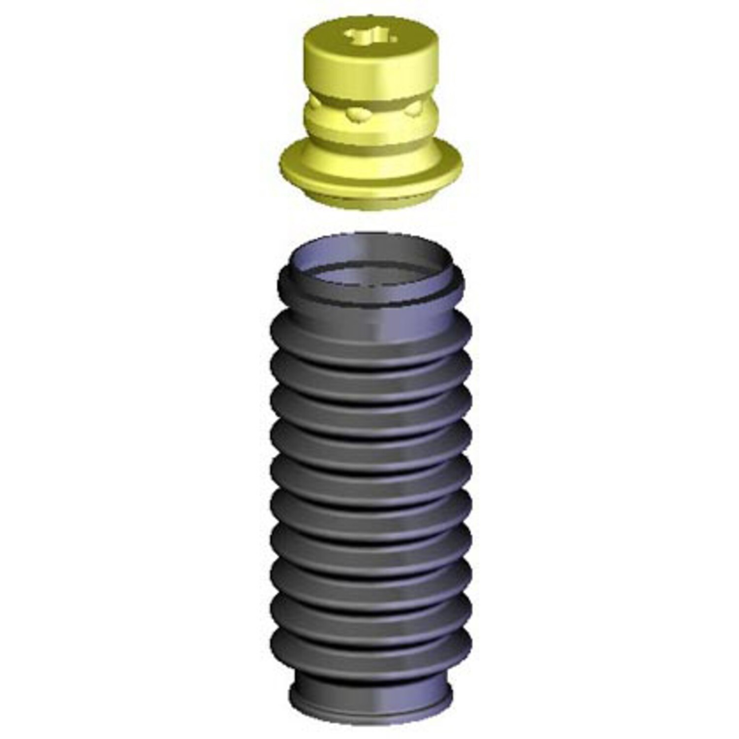 SB108 PAIR KYB SUSPENSION SHOCKS/ STRUTS BELLOW DUST BOOT W/ BUMPER BUMP STOP