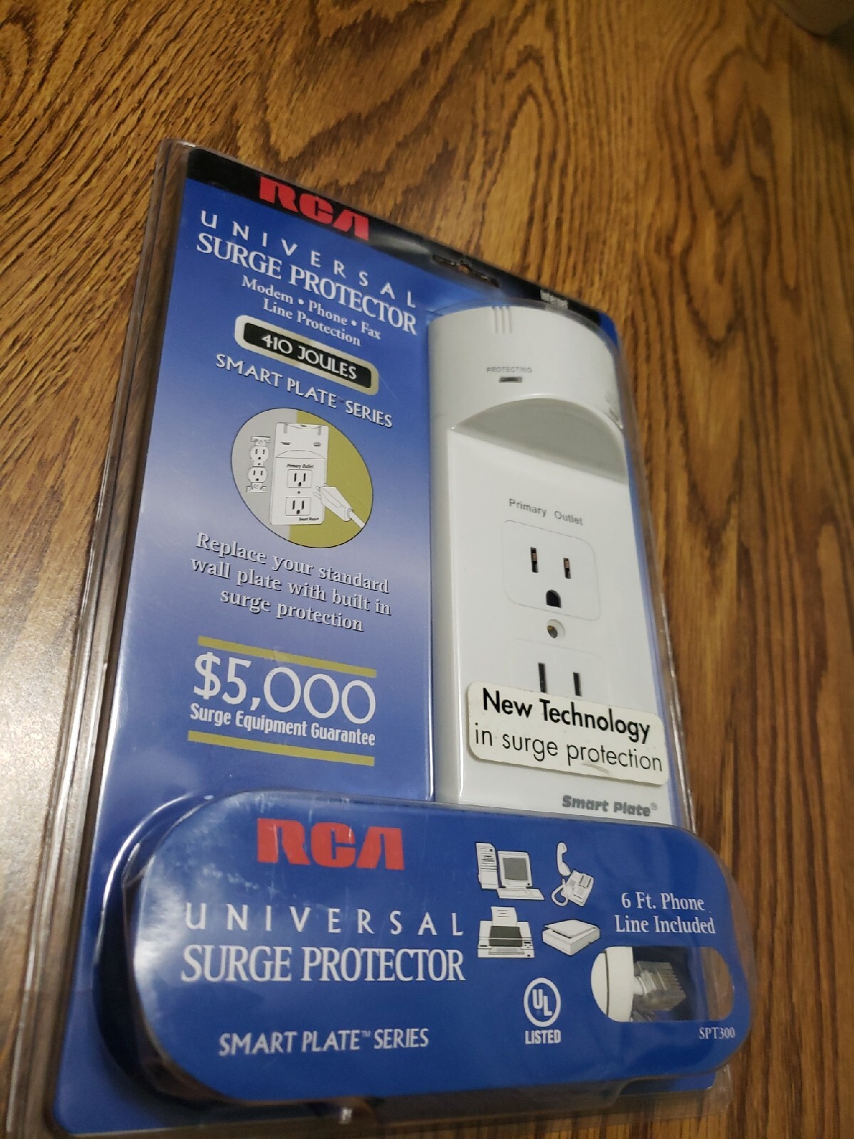 NEW RCA UNIVERSAL SURGE PROTECTOR SPT300 410 JOULES SMART PLATE SERIES $5000