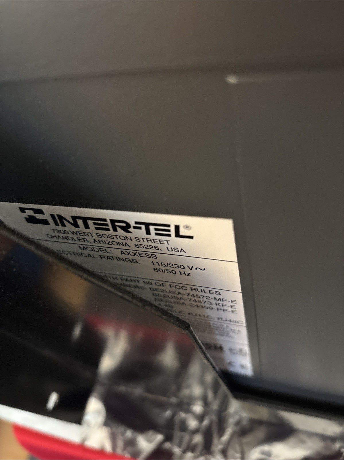 Inter-tel Axxess CPC 550.2030 Phone Card 128 System Complete