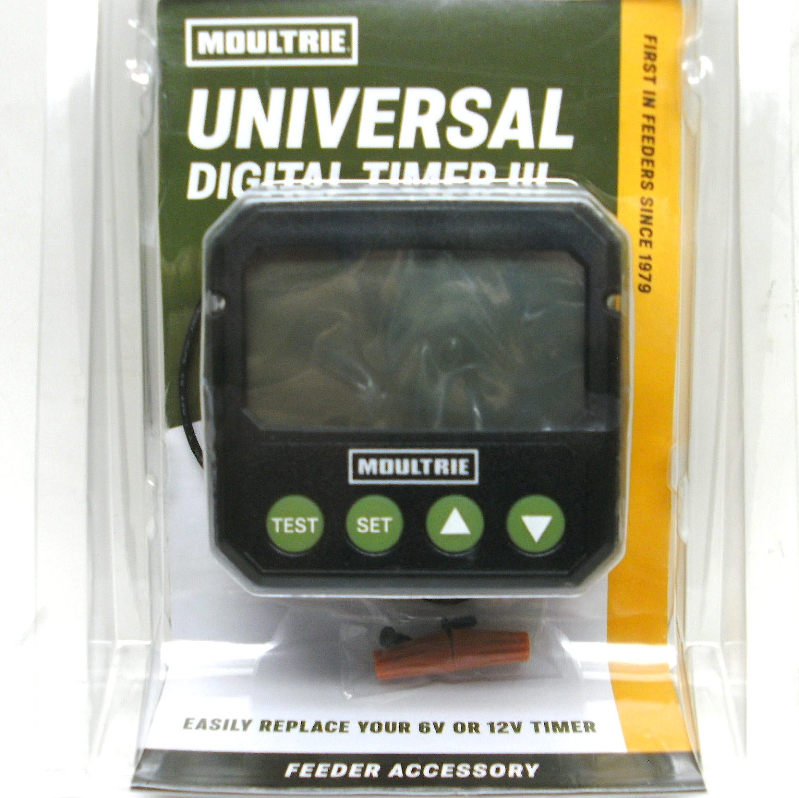 MOULTRIE UNIVERSAL DIGITAL TIMER III 6 / 12 VOLT DEER FEEDER TIMER APP or Manual
