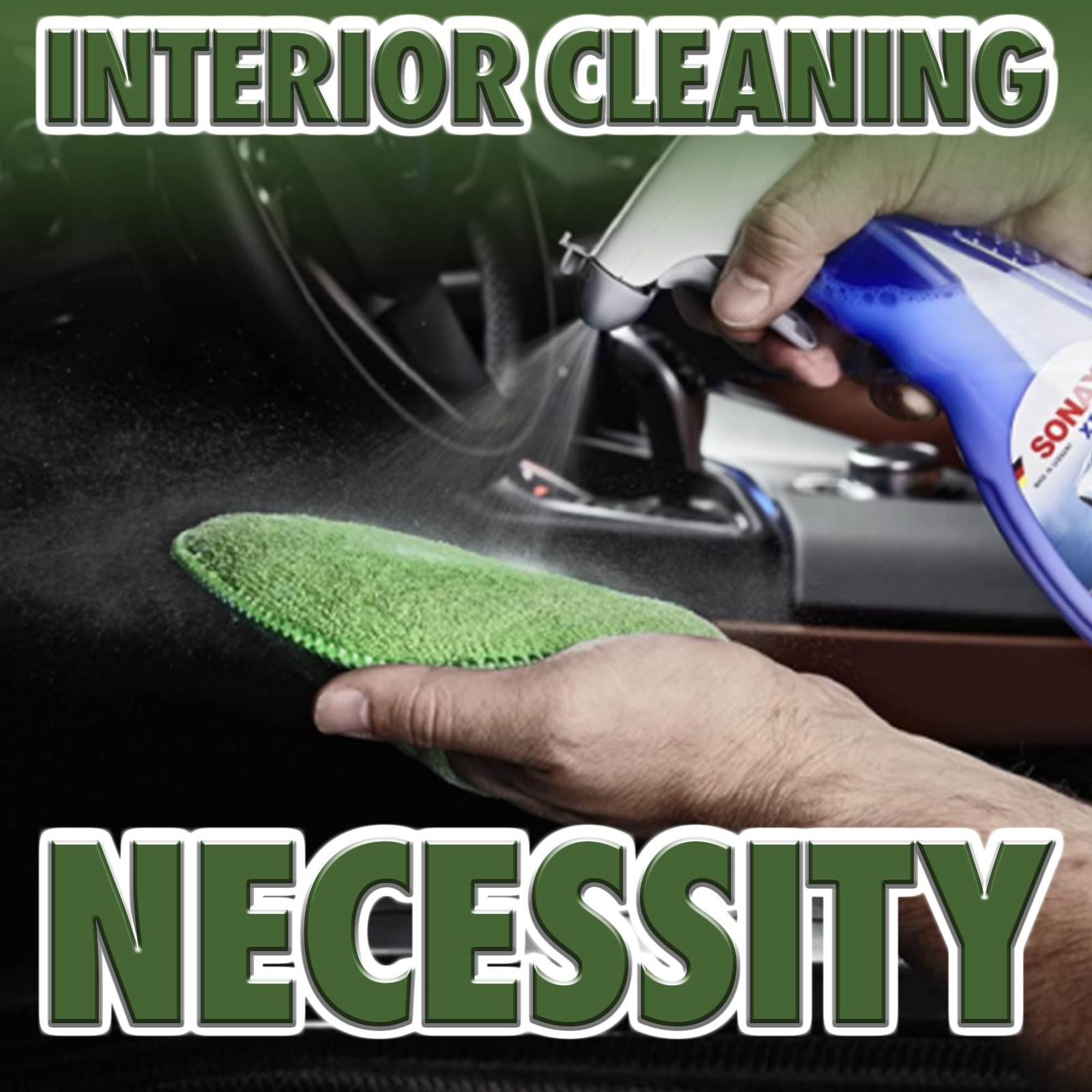 SONAX Care Pad for Plastics | Interior Trim & Dashboard Applicator | One