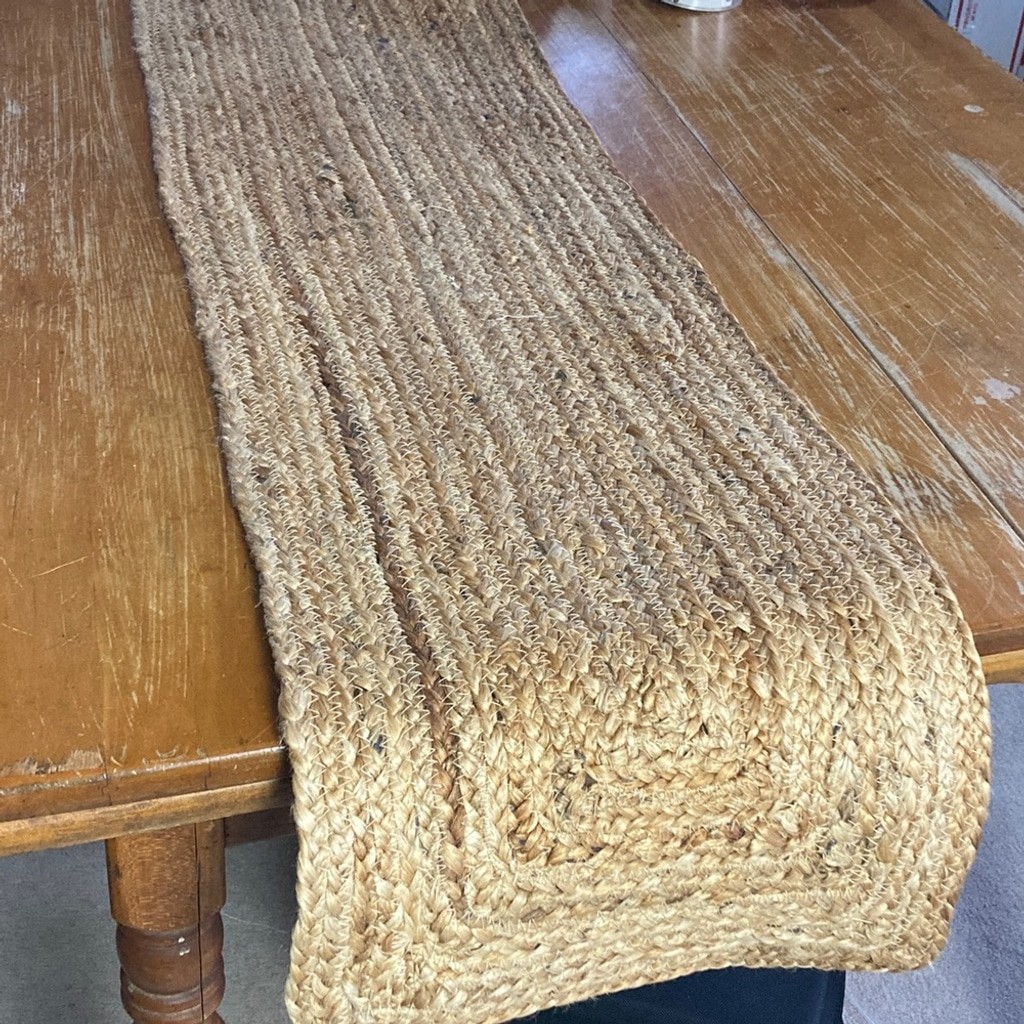 Jute Table Runner 72” by 12” Natural Tan