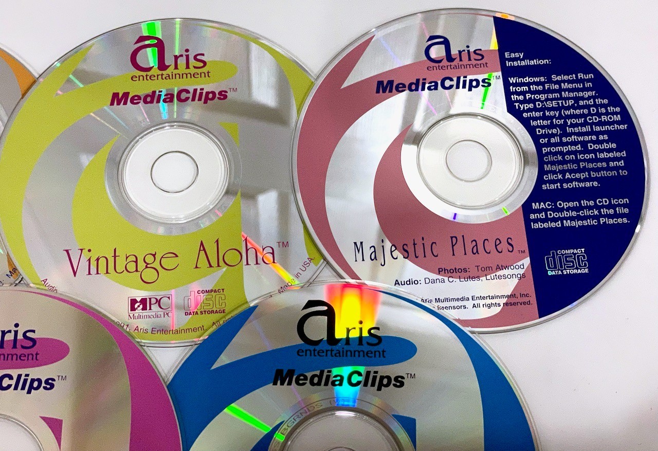 Aris MediaClips - 5 CD-ROMs for Windows/Mac from 1991-1994