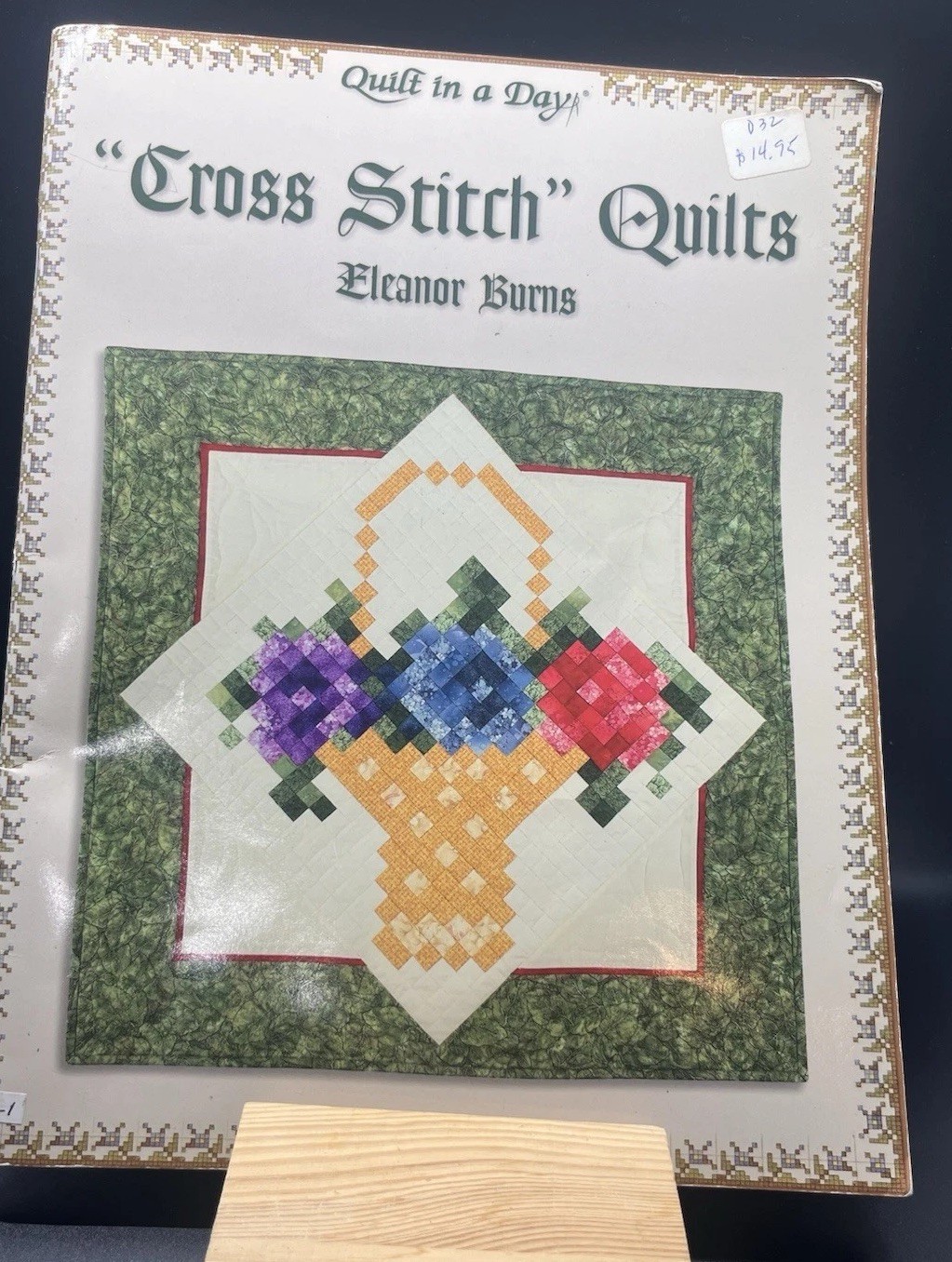 Cross Stitch Quilts Eleanor Burns Quilt In A Day Series Paperback Book Patterns