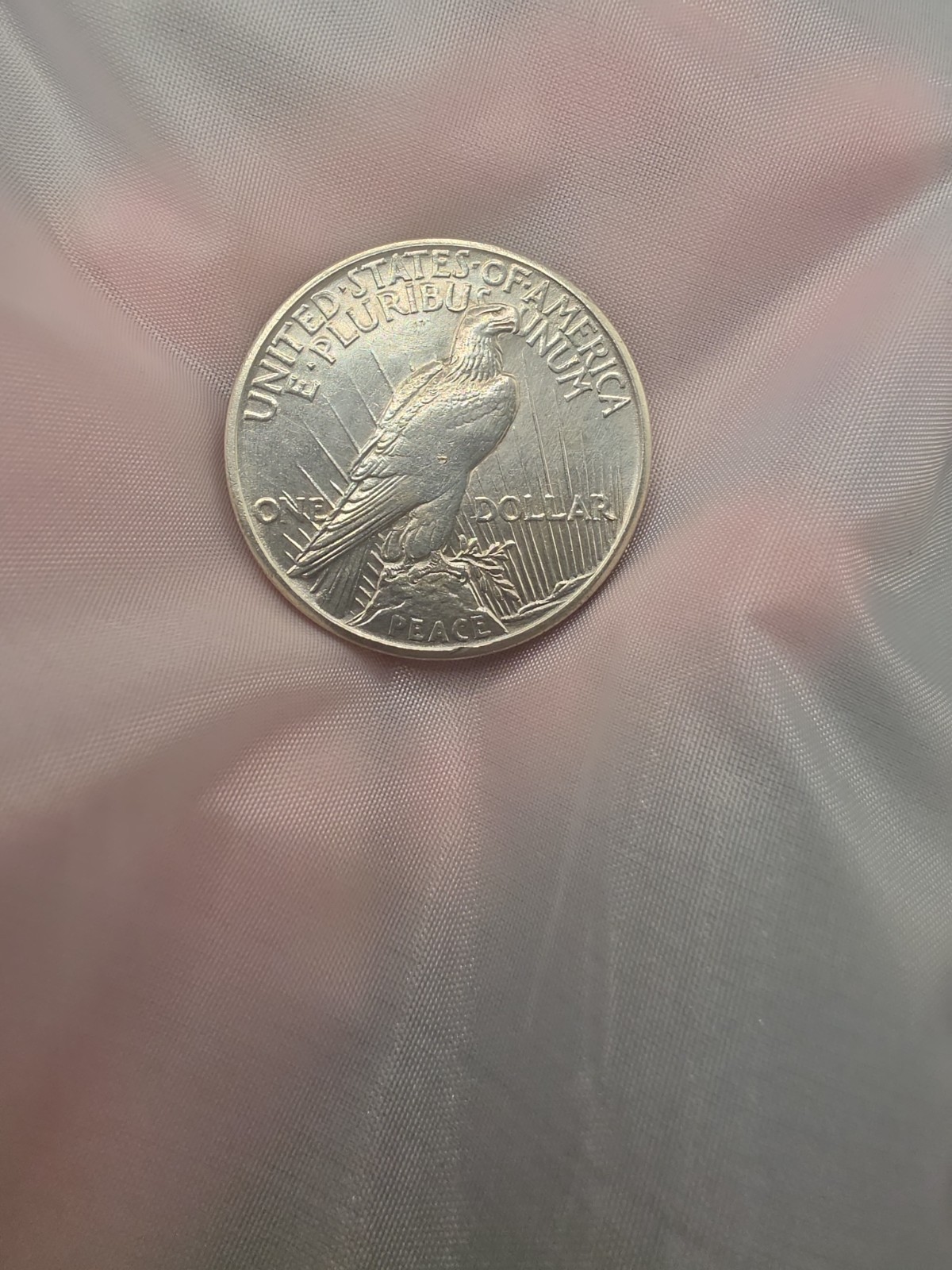 1921 high relief peace dollar LUSTER!!
