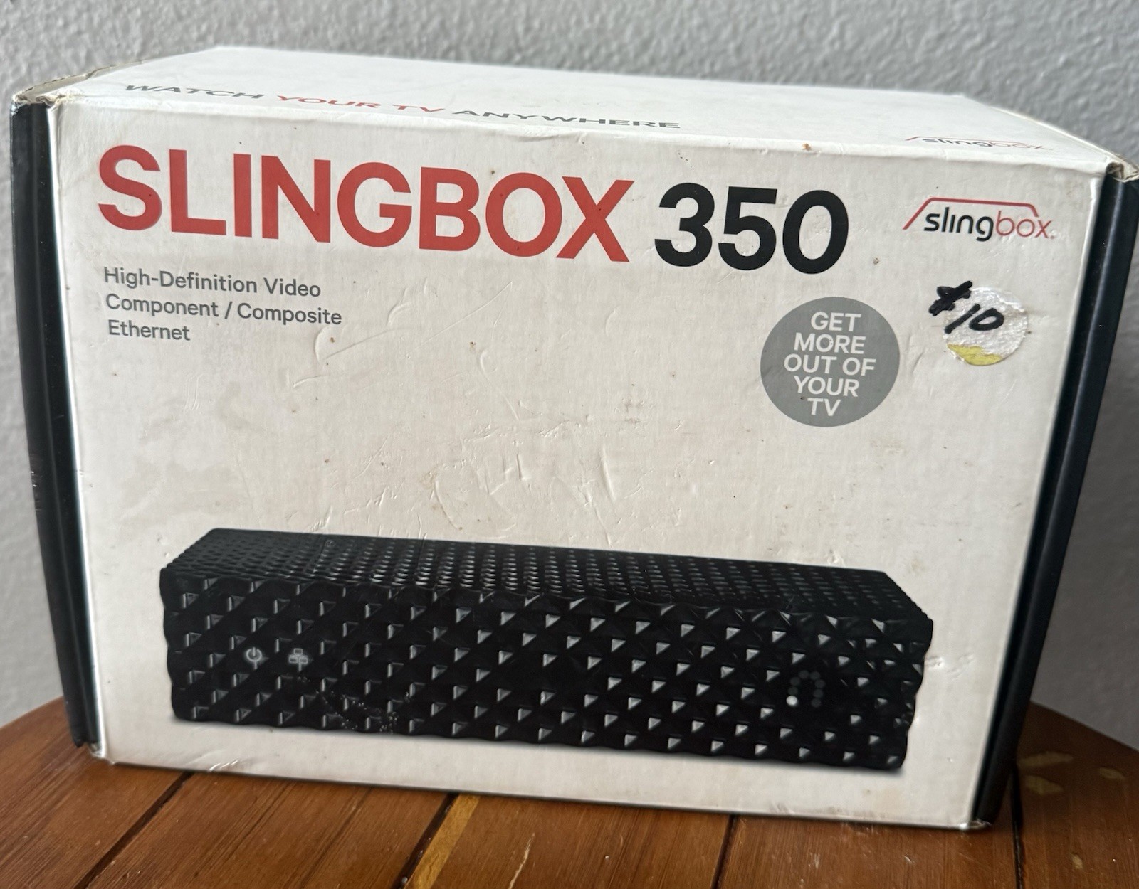 Sling Media Slingbox 350 Media Streamer Box Ethernet Component~New Open Box