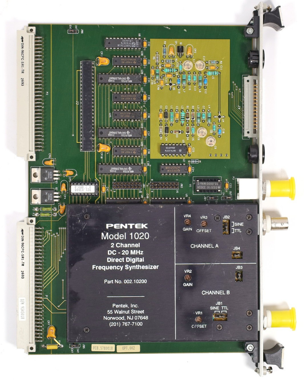 Pentek Model 1420 Direct Digital Synthesis Module