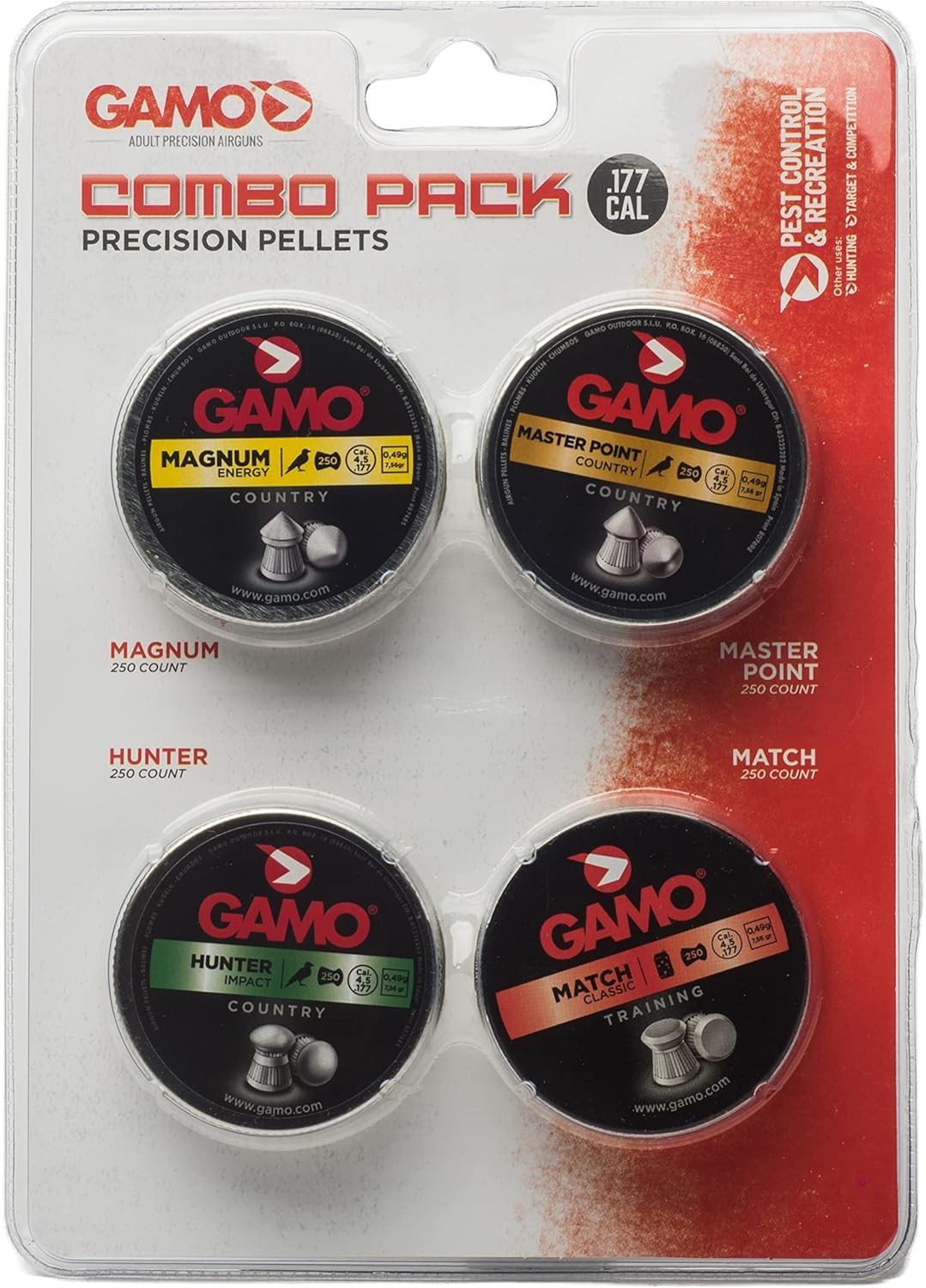 Pellets Flat Nose, 177 Caliber, Flat Head, Precision