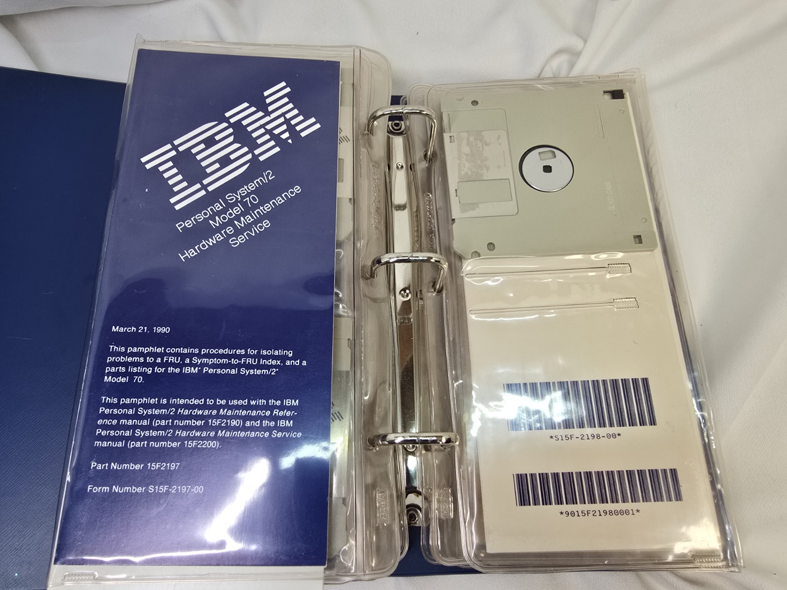 Vintage IBM PS/2 Hardware Maintenance Service Technical Reference Kit 12 Disks
