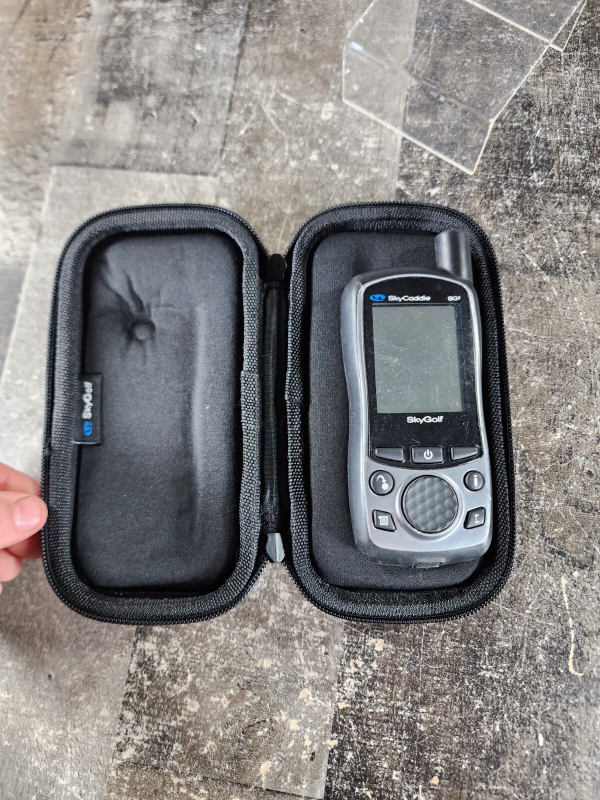 Sky Caddie SG5 Handheld Skygolf Rangefinder W/ Case  No Charger Works